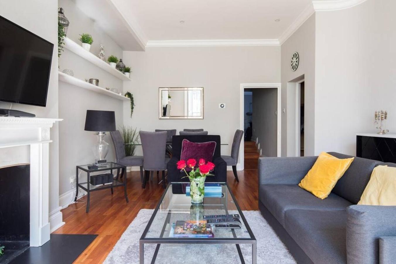 Ferienwohnung Steps From Hyde Park 2Br 2Bath Sleeps 6 London Exterior foto
