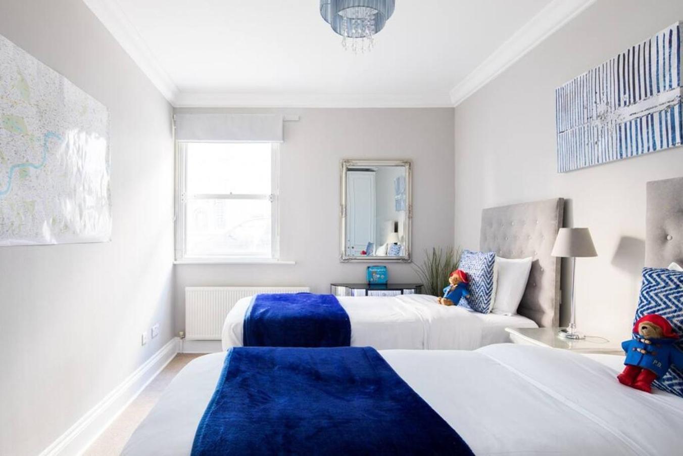 Ferienwohnung Steps From Hyde Park 2Br 2Bath Sleeps 6 London Exterior foto